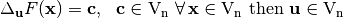 \Delta_{\vec{u}}F(\vec{x})=\vec{c}, \  \ \vec{c} \in \gf{V_n} \ \fa \vec{x} \in \gf{V_n}$ then $\vec{u} \in \gf{V_n}