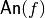 \set{An}(f)