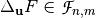 \Delta_{\vec{u}}F \in \funct{F}_{n,m}