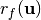 \R_f(\vec{u})