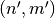(n',m')