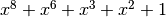 x^8 + x^6 + x^3 + x^2 + 1