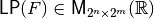 \matr{LP}(F) \in \matr{M}_{2^n \times 2^m}(\bbbr)