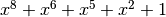 x^8+x^6+x^5+x^2+1